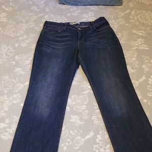 Levi's Dark Blue Straight Leg Women's Jeans Size 14 Short